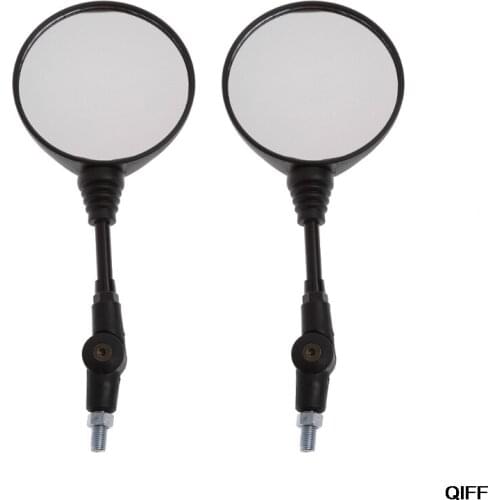 Universal Folding Motorcycle Side Rearview Mirror 10mm For Yamaha Honda May06