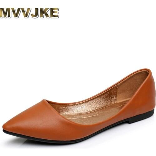 MVVJKE womens sandals shoe Woman Genuine Leather Flat Shoes Fashion Hand-sewn Leather Loafers Female hole hole shoes Women Flat