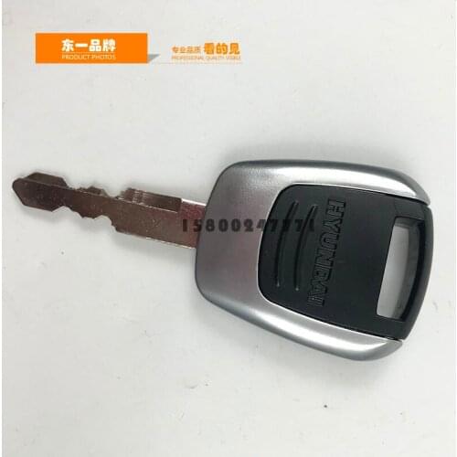 Free shipping for excavator Accessories hyunda Key 60/80/110/150/215/225-7-9vs Ignition Key Start Key
