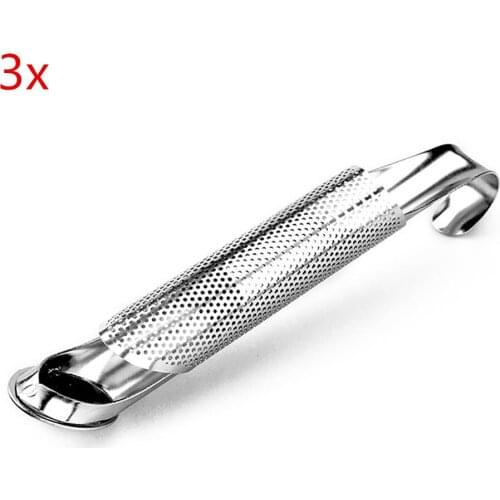3PCS New 304 Stainless Steel Tea Tube Pipe-Shaped Home Kitchen Accessories Tea Spoon Infuser Filter Cup Hanging Tea Strainer