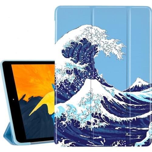 Sea Waves Art for ipad 10.2 8th Generation Case 7th 6th Pro 11 Case 2020 Silicone Mini 5 Cover 9.7 Pro For ipad 8 Mini 2 Air 3