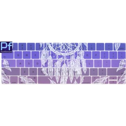 For Macbook Pro 13 with Touch Bar A1706 Pro 15 A1707 A1989 A1990 2018 US enter English Keyboard Protector Cover skin Cover