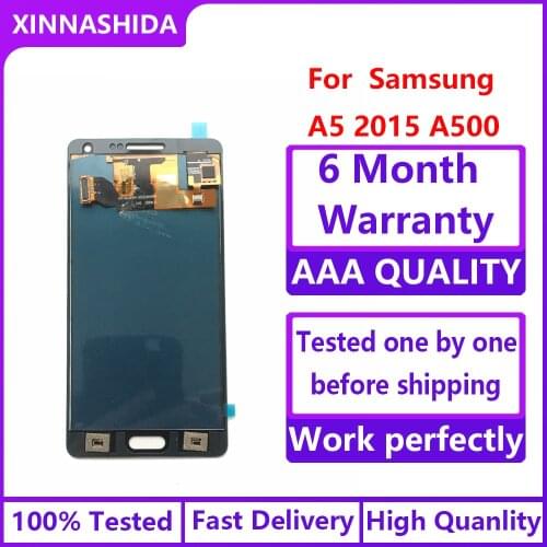 For Samsung Galaxy A5 2015 A500 A500F A500FU A500H A500M LCD Display + Touch Screen Digitizer Assembly Can not adjust brightness