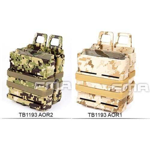 FMA Free Shipping Water Transfer Fast Mag Pouch Magazine Holster Set 7.62 Molle Strike System AOR1 AOR2