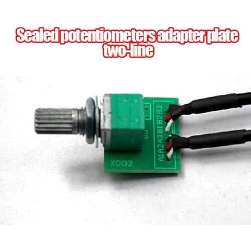 Sealed potentiometers adapter plate / amplifier board DIY transition board / lead board audio kit