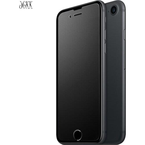 JGKK For Apple iPhone 7 8 Plus 9H Real 2.5D Matte Frosted Front Tempered Glass Screen protector Film for iPhone8 No fingerprint