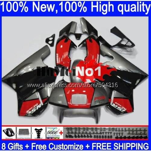 Body For HONDA NSR250R NS250 NSR 250 NSR 250R 1988 1989 131MC.19 MC16 MC18 PGM2 NSR250 R RR NSR250RR 88 89 Fairing red silvery