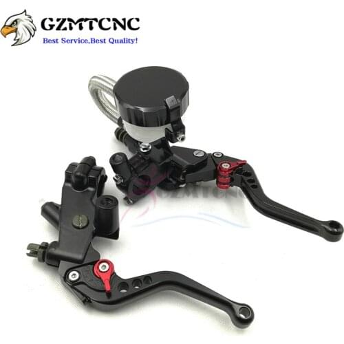 Motorcycle 7/8" 22MM Adjustable Brake Clutch Levers Master Cylinder Fluid Reservoir for BMW S1000RR F800GS F800R F700GS F650GS