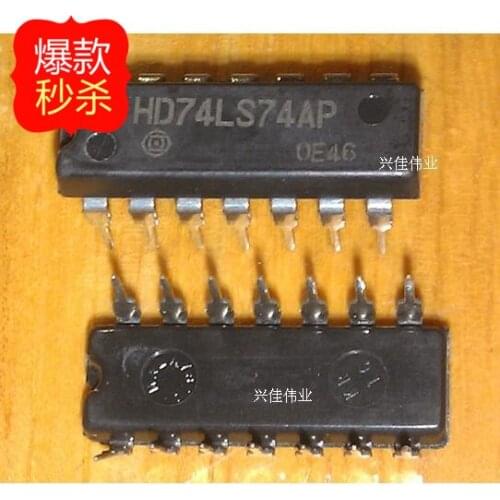 10PCS Original authentic SN74LS74AN HD74LS74AP 74LS74 logic chips