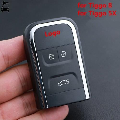 Original Car Remote Key Card 3 Buttons 434Mhz with ID46 Chip for Chery Tiggo 8 Tiggo 5X Tiggo 5 Arrizo 7 Keyless Entry Smart Key