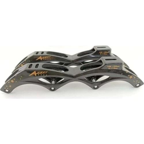 Professional Carbon Fiber Speed Inline Skate Frames Super Light 3*110mm 4*100/110mm And 165-195mm Mounting Distance Patiens Base