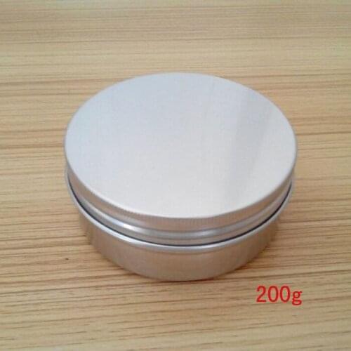 200g/ml Empty Aluminum Bottle Cosmetic skin care cream Containers Metal Wax Cream Jar Bottles