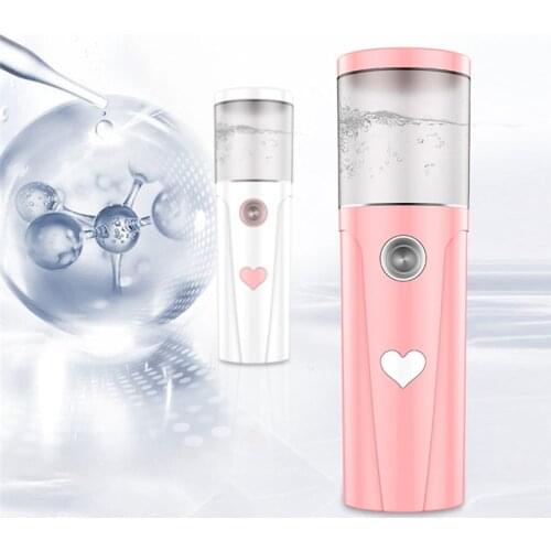 Nano Spray Hydration Humidifier Mini Portable Rechargeable Handheld Facial Steamer Moisturizing Humidifier Alcohol Sprayer