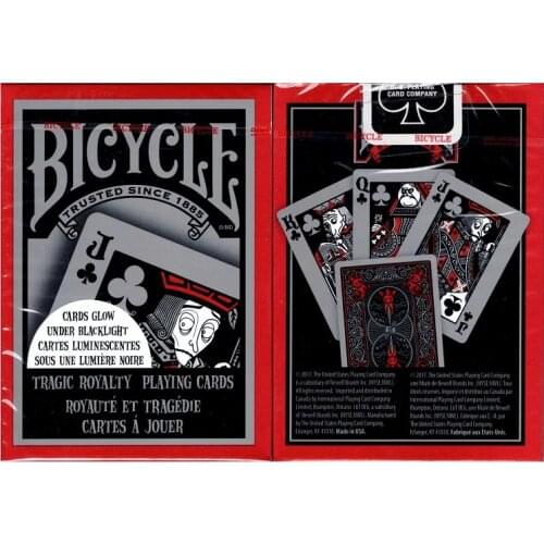 Bicycle Tragic Royalty Playing Cards USPCC Collectable Deck Poker Size Magic Card Games Magic Tricks Props for Magician