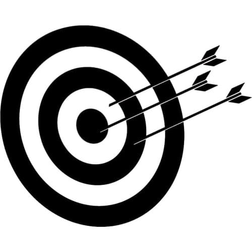 Archery Target Archer Bow Hunting Car Auto Window Vinyl Decal Sticker Bumper Car Window Laptop Car Stylings