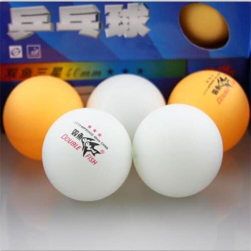 30 pieces/lot Double Fish High Strength Professional Three Stars Level Table Tennis Ball for Competition Match Club Training
