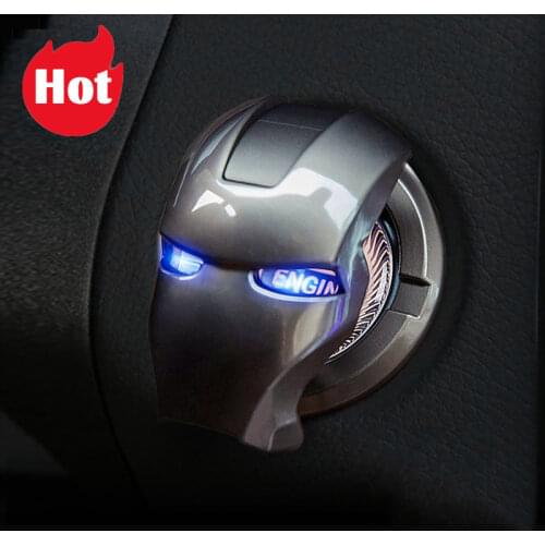 1PC Car Interior Engine Ignition Start Stop Push Button Switch Button Cover Trim Sticker 3D Car Interior Accessories