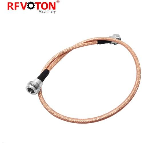 Free shipping 2meters long Customized Cable Assembly rf coaxial Connector N type female to N jack with RG142 Jumper