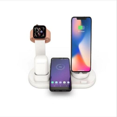 Watch Headphones Wireless charging Four-in-one charging stand for Apple Android type-c