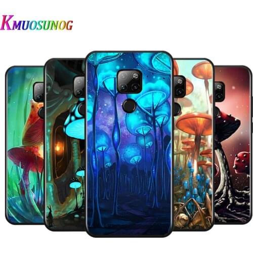 Psychedelic Mushroom Art for Huawei P Smart Z S Pro Plus 2021 2020 Nova 7i 7 6 SE 5i 5Pro 4E 4 3i 3e 3 2 2i Lite 2 Phone Case
