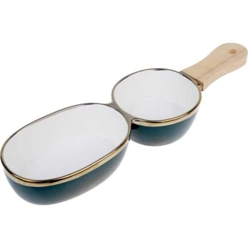 Lucky Art Quınn Bone Series Wooden Handle Snack 37 cm LYTM 069