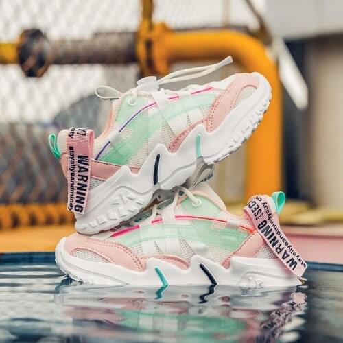 Autumn New Kid Sneakers Outdoor Athletic Running Shoes Girls Casual Sports Shoes Ultralight Breathable Walking Tennis Boy Shoe