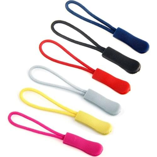 Travel Bag Suitcase Clothes Tent Backpack Zipper Pull Puller End Fit Rope Tag Fixer Zip Cord Tab Replacement Clip slider Buckle