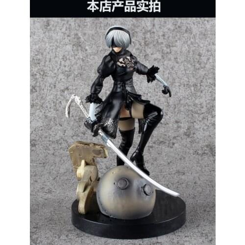 Game Anime Action Figure Figurine Toys Nier Automata Figura 2B Yorha N2 Type B Battle 15cm