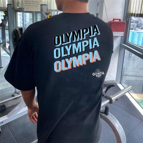 New Fashion Color printing T Shirt Men Bodybuilding Slim Shirts reflective Printed O-neck Short Sleeves Cotton Tee Tops