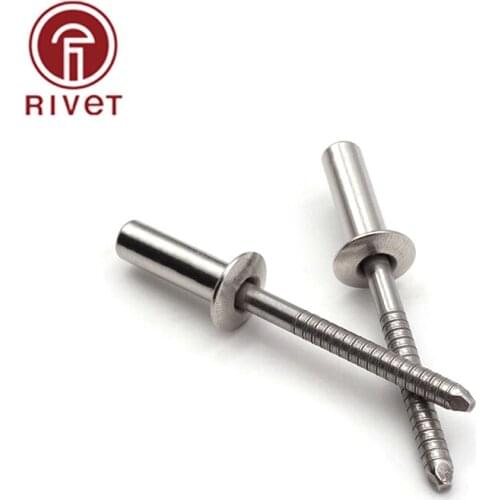 GB12615.4 (M3.2 20PCS) DIN EN ISO 16585 Stainless Steel Round Head Closed End Blind Rivet Sealed Hollow Rivets Blind Rivets