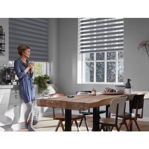 Hot sale high quality window blackout roller blinds zebra blinds rainbow blind customized size