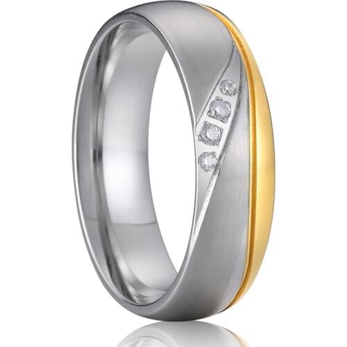 Pure Handmade titanium steel LOVE Alliances engagement wedding couple rings for women girls