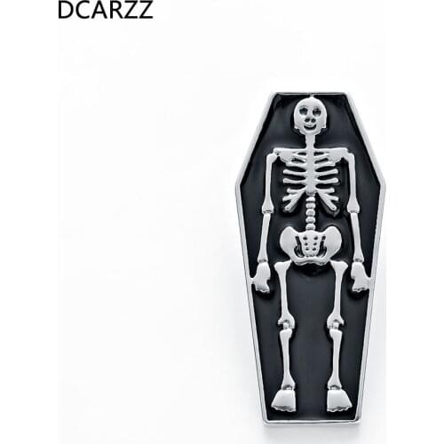 Best Bones Brooches Women Medical Jewellery Gold Enamel Lapel Pin Badge Christmas Brooch Gift for Doctors Accessories