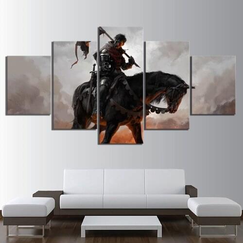 Modular Artwork Canvas Painting Kingdom Come Deliverance Video Game Prints Poster For Modern Living Room Home Decor Framework