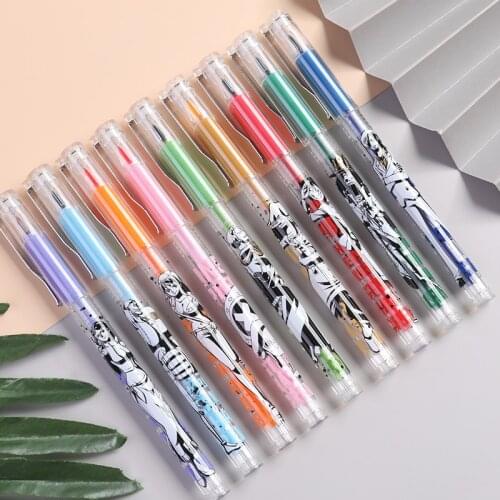 M&G One Piece Limited 9 colors Gel Pen Set One Piece 9 Different Anime Characters Notebook Pens School Collection Stationery