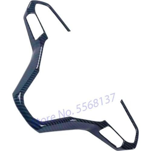 For Volkswagen VW Golf 8 MK8 PRO 2021 2022 Steering Wheel Button Cover Trim Frame Decoration Sticker Carbon Fiber Accessoreies