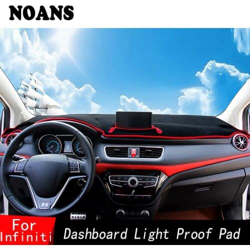 NOANS For Infiniti QX50 G25 G35 G37 Q40 Q60 G Series Dashmat Dashboard Cover Sun Shade Car Styling Accessories