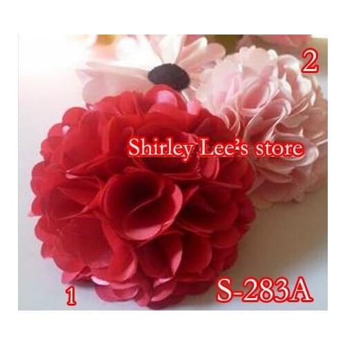 Wholesale --72 X (11cm) FANCY Big Flower Brooch, Decorative Flower Appliques CRAFTS Mix 2 Colors --- Free Shipping by EMS