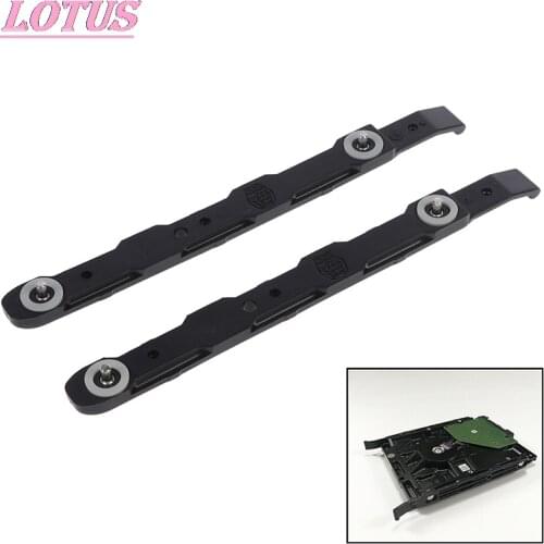 Plastic Chassis Hard Drive Mounting Rails for Cooler Master 3.5" HDD Bracket With Left & Right SATA SSD Computer connectors 2PCS