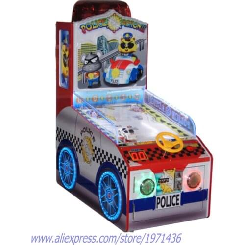 Police Action Amusement Equipment Coin Operated Children Simulator Car Racing Game Machine