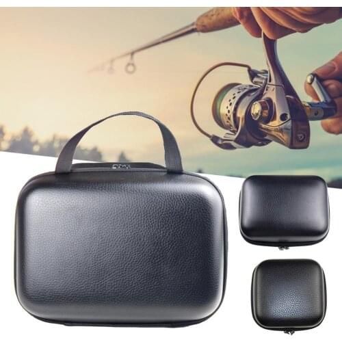 Portable EVA Fishing Reel Bag Waterproof Easy to Wipe Spinning Wheel Fishing Wheel Box Outdoor Fishing Supplies