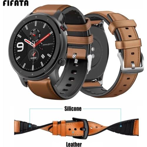FIFATA Smart Watch Band Strap For Xiaomi Huami Amazfit GTR 47mm Bracelet For Amazfit Stratos 3 2 2S 1 For Garmin Vivoactive 4