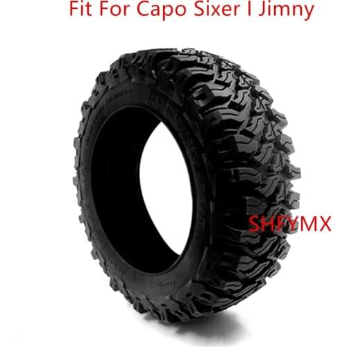 1Pc 2.8 Inch Off Road Rubber Tires Fit For 1:6 Scale Capo Rc Sixer I Jimny Toy Car Option Parts