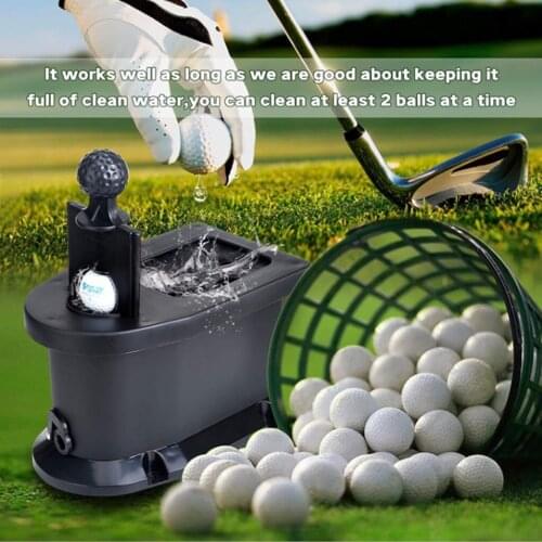 Golf Ball Club Washer Pre-Drilled Shaft Putter Cleaner Machine Device for Buggy
