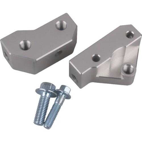 1Pair Heavy Duty Iron Vehicle Sensor Relocation Brackets w/ Screws Repairs