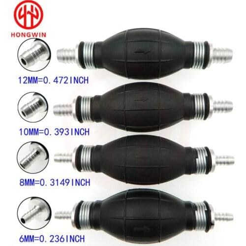 1Pc Universal Fuel Pump Durable Metal In/Outboard Boat Engine Fuel Line Hose Pump Primer Bulb Charm Fuel Pump Petcock Fuel