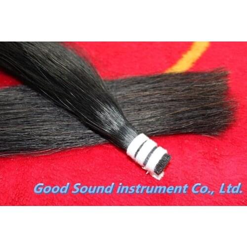 250g cello double bass Mongolia natural black bow hair horse tail 95 cm