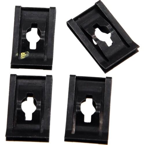 4Pcs/Set Car Black Iron Lower Engine Cover Access Clip fit for Honda Accord Civic CRV 90673-TY2-A01
