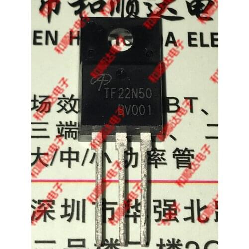 10pcs/lot AOTF22N50 New Spot TO-220F 500V 20A