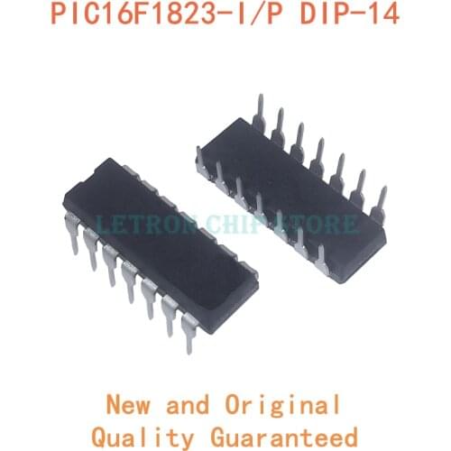 10PCS PIC16F1823-I/P DIP14 PIC16F1823 I/P DIP-14 DIP new and original IC Chipset